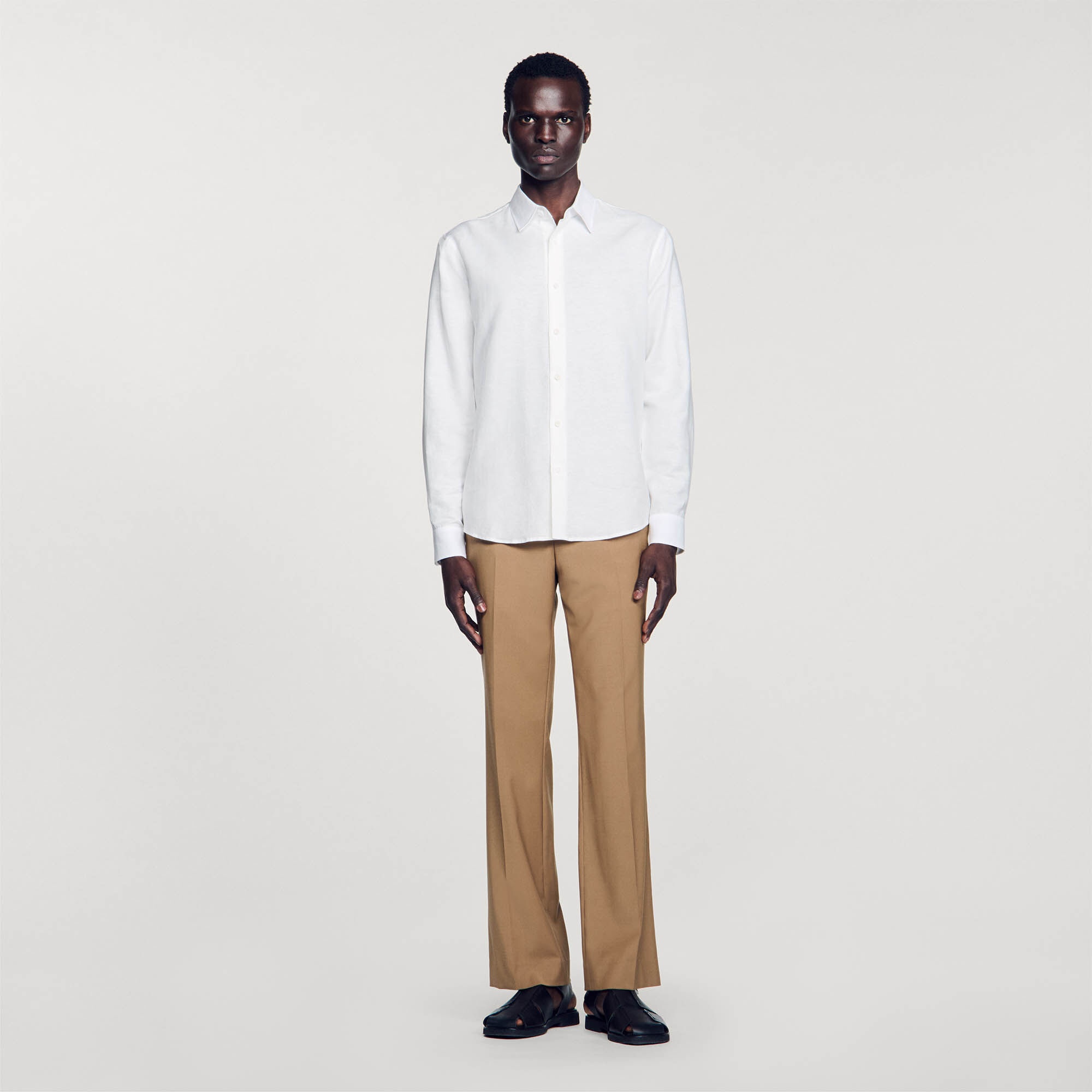 COTTON AND LINEN SHIRT - 3