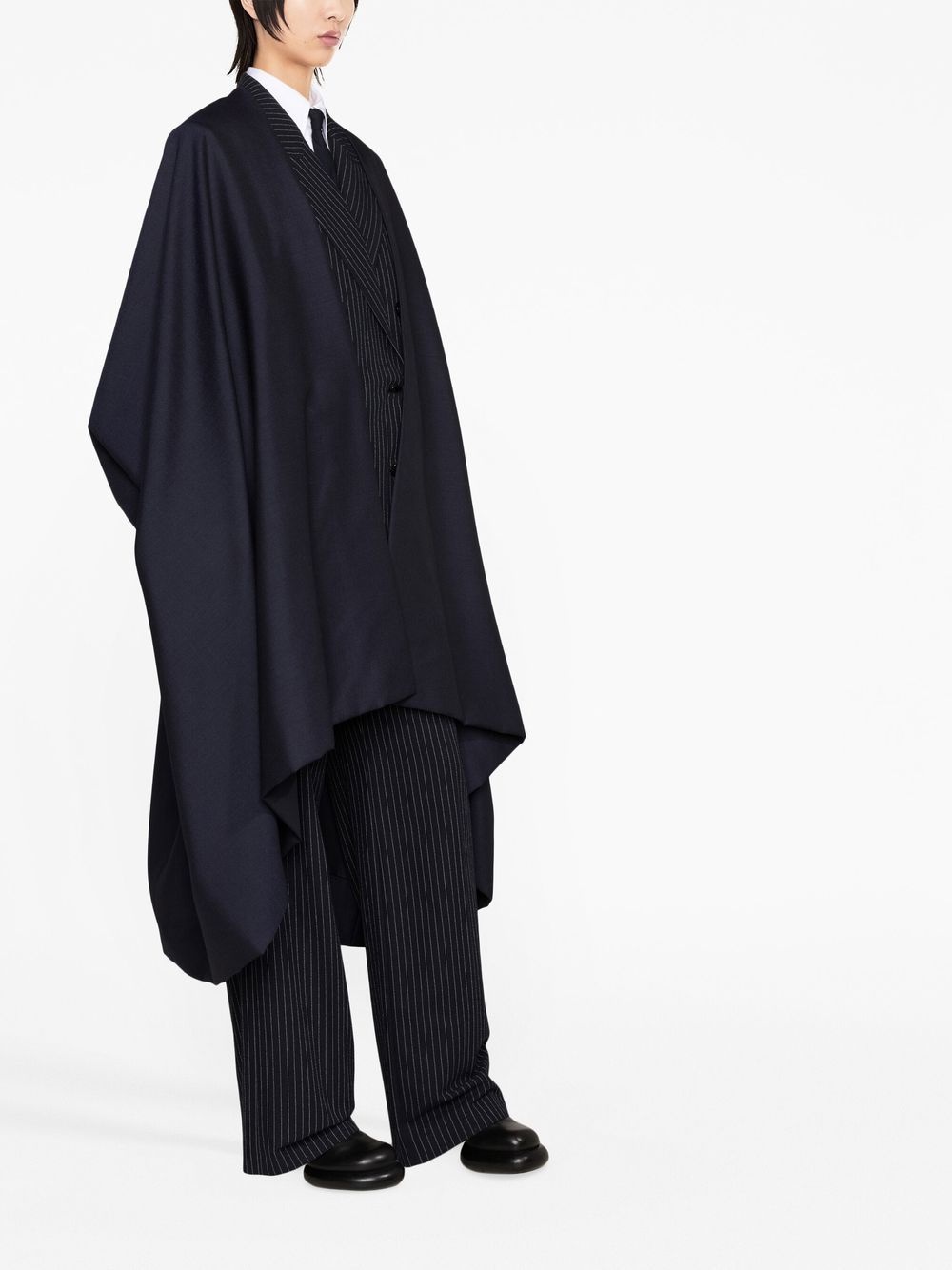 wrapped draped coat - 3