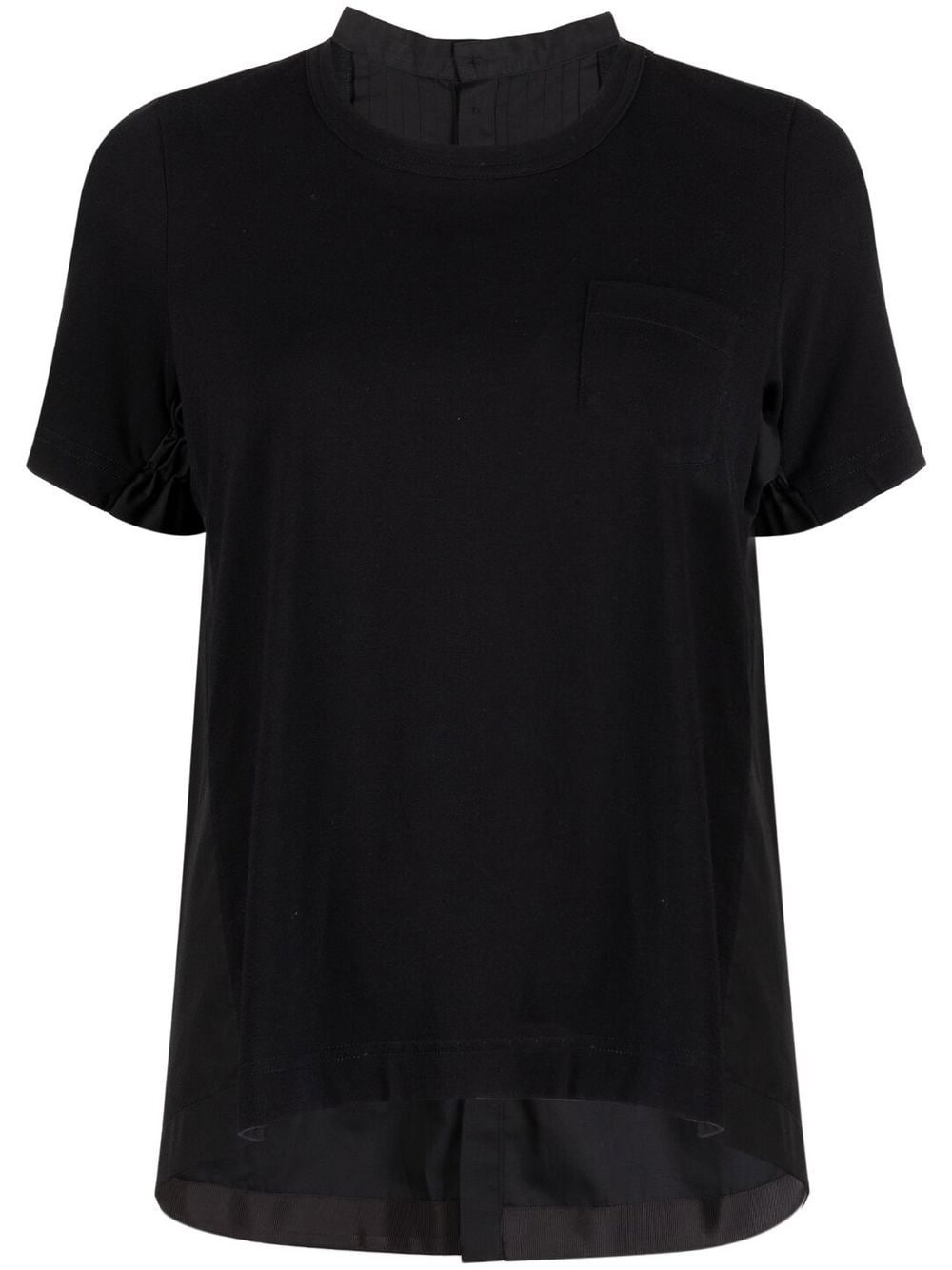 panelled pocket T-Shirt - 1