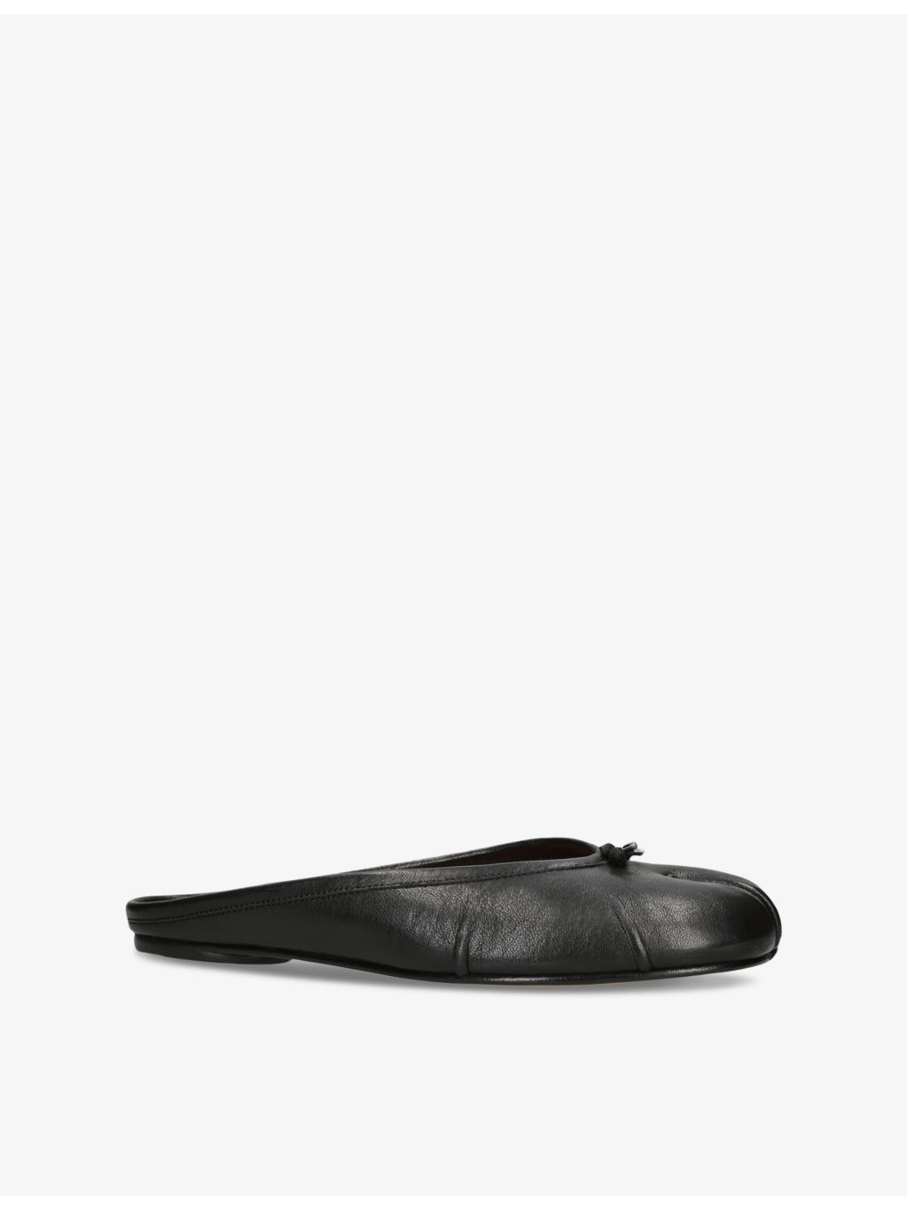 Tabi split-toe leather ballet flats - 3