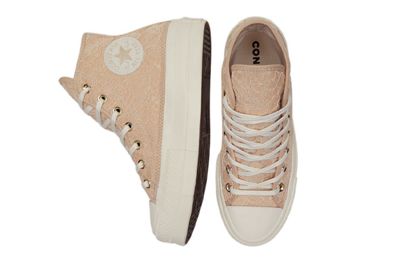 Converse (WMNS) Converse Chuck Taylor All Star High 'Lace - Farro' A01773C outlook