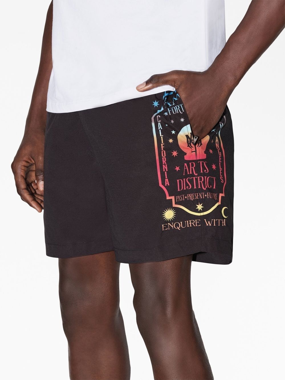 Fortune logo-print swimming trunks - 6