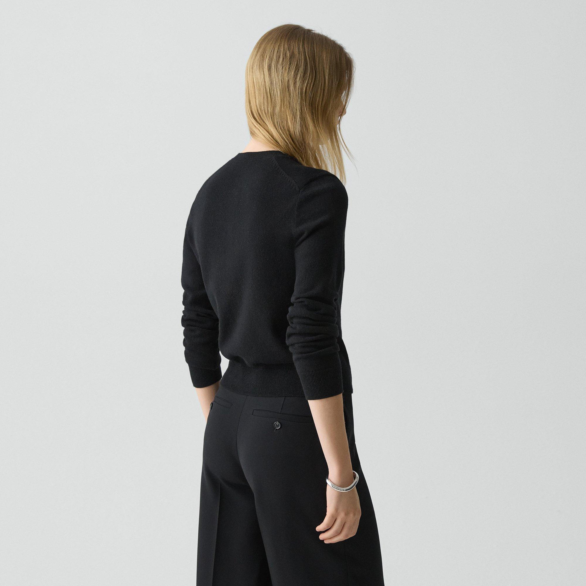 Crewneck Cardigan in Cashmere - 4