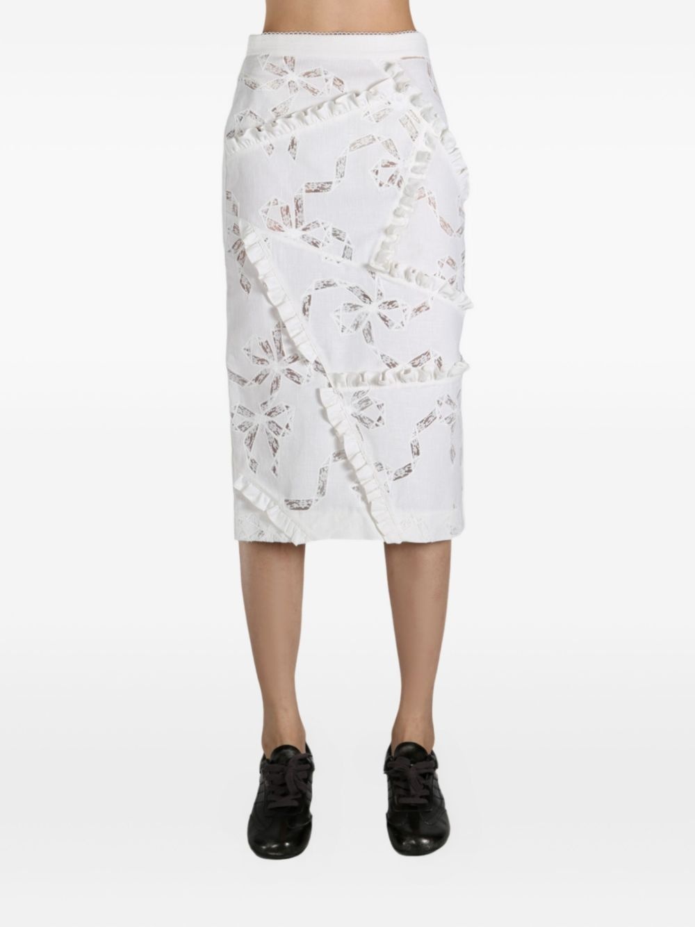 cut-out skirt - 2