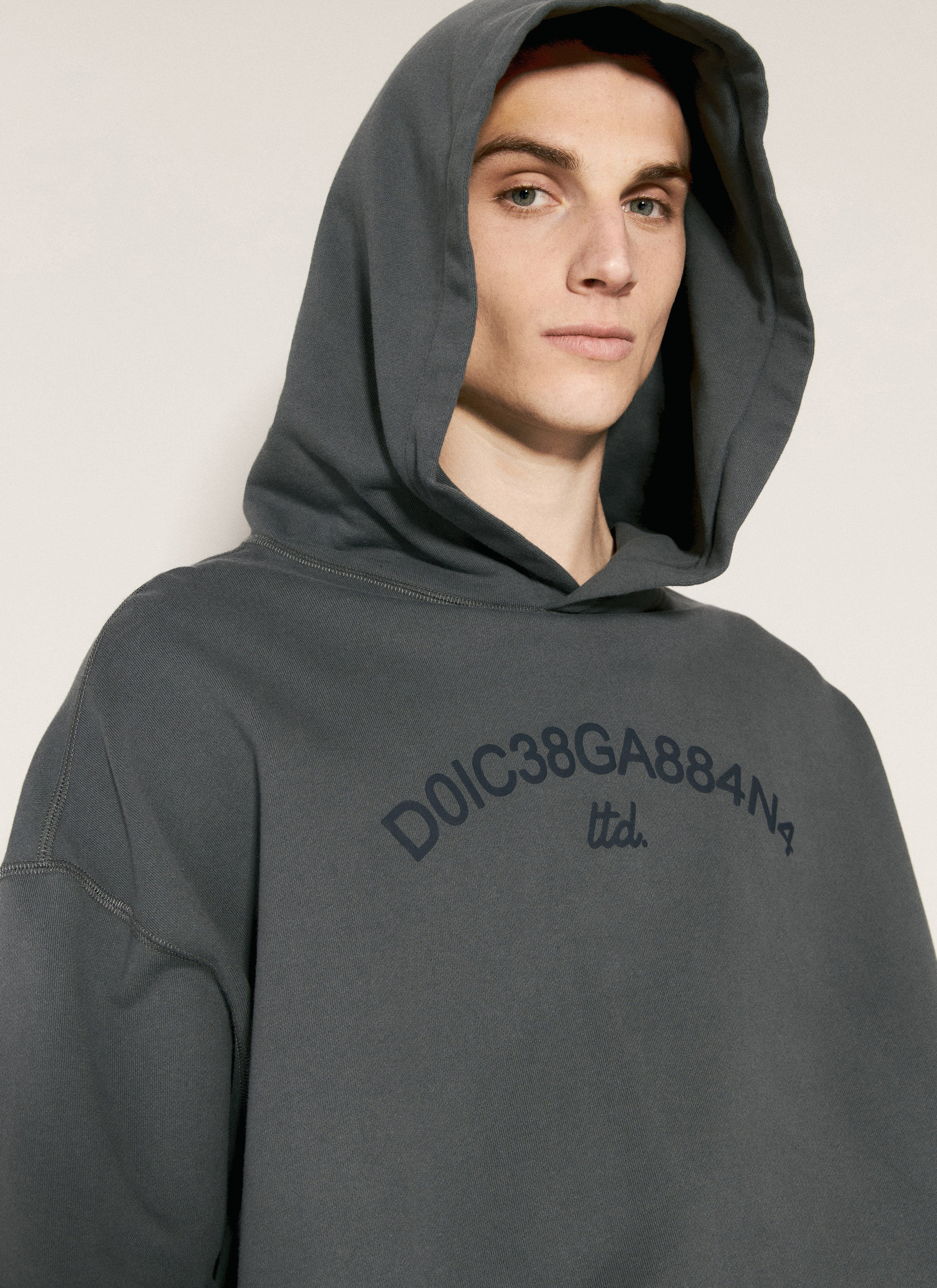Cropped Hooded Sweatshirt - 3