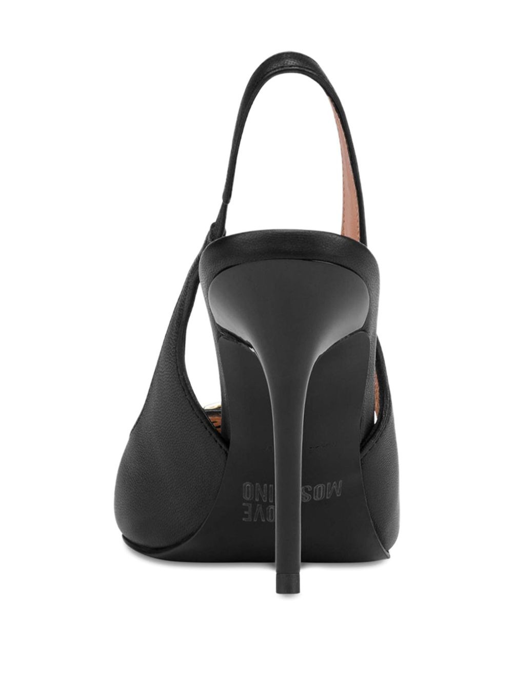 slingback leather pumps - 3