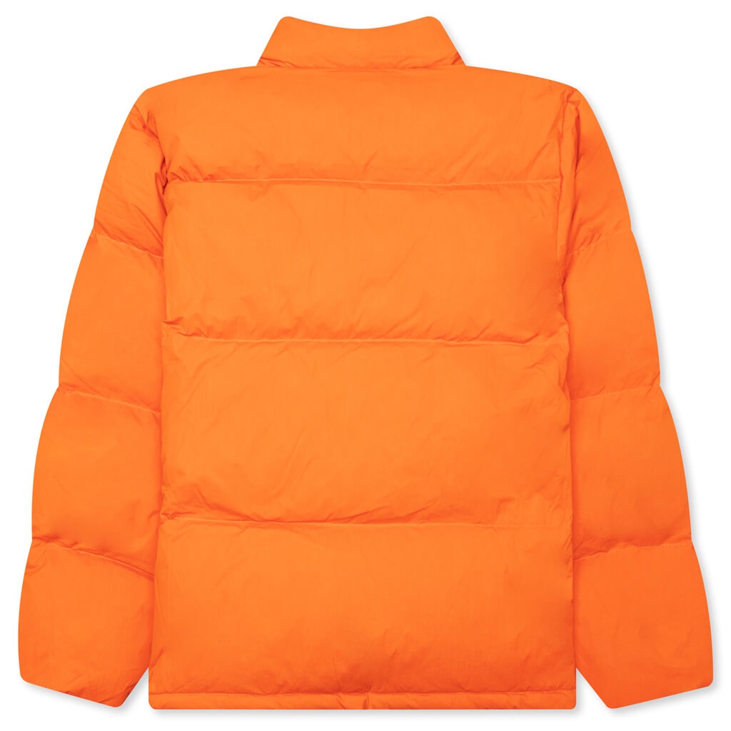 STUSSY NYLON DOWN PUFFER - ORANGE - 2