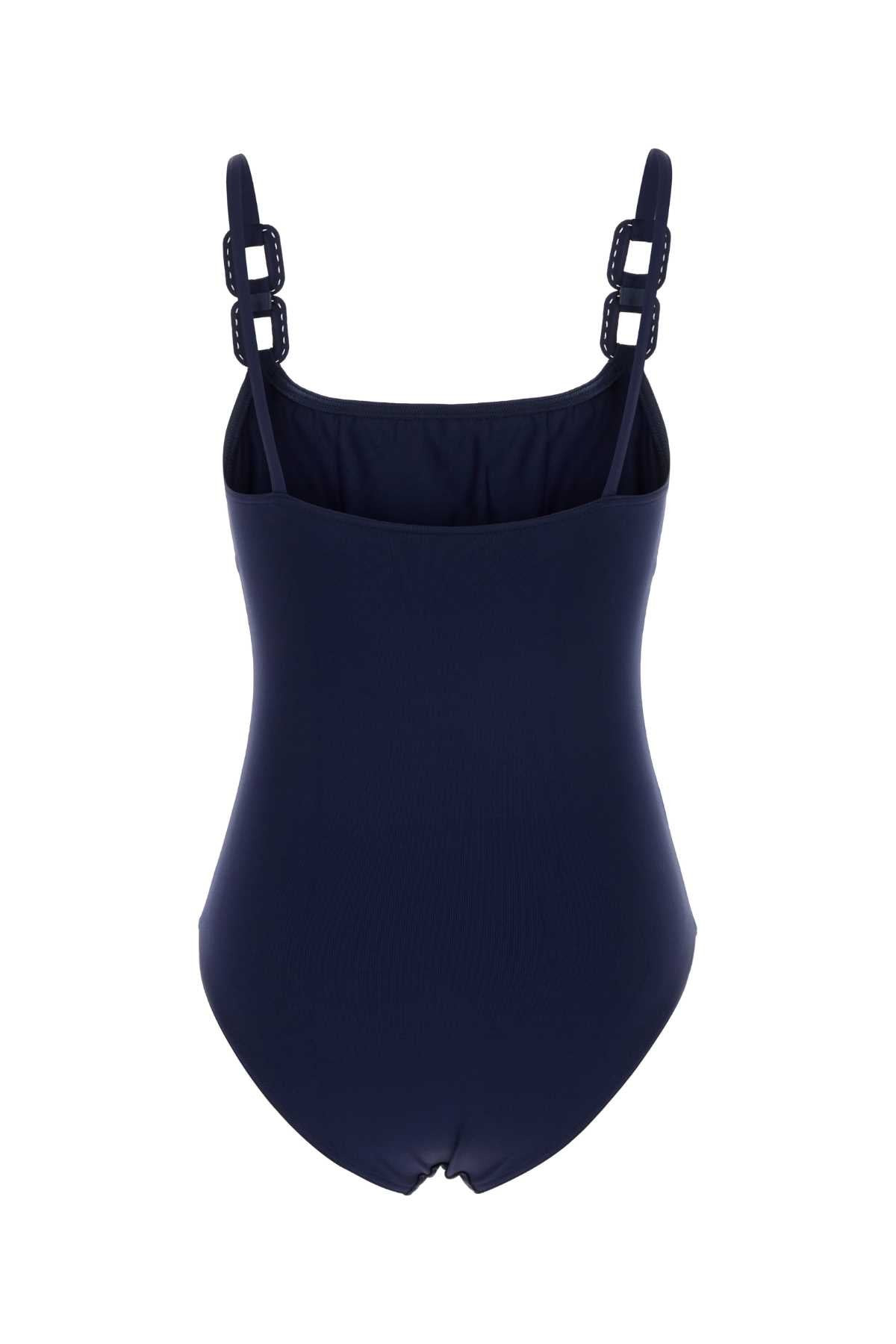 Eres Women Dark Blue Stretch Nylon Cotier Swimsuit - 2