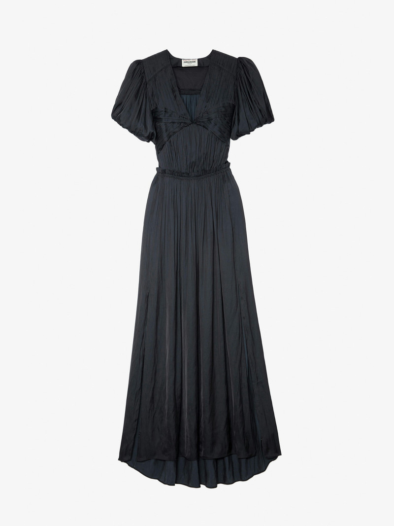 Reina Satin Dress - 1