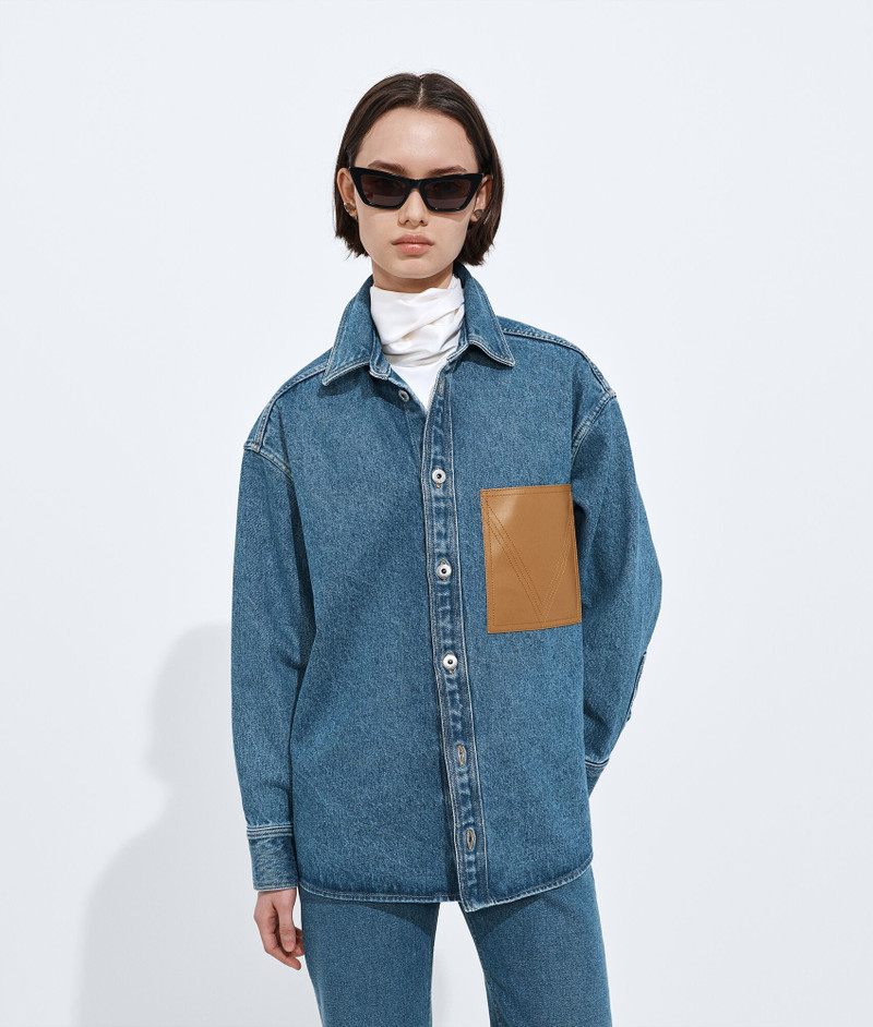 Medium Indigo Denim Shirt 1