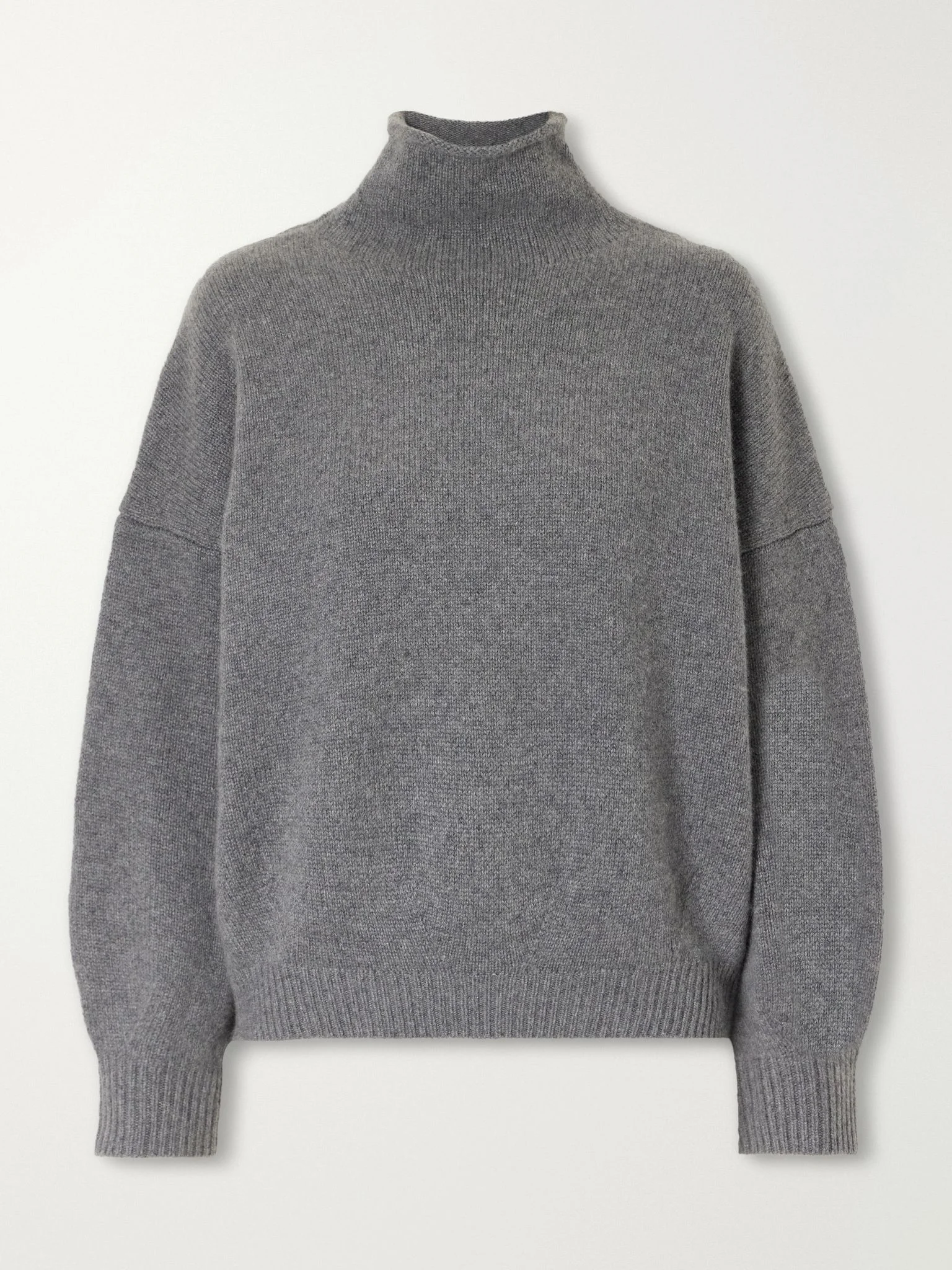 Cimmie cashmere turtleneck sweater Gray - 1