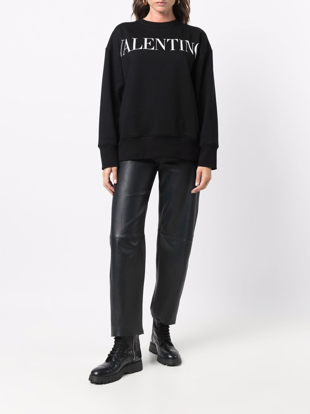 logo-print long-sleeve sweatshirt - 6