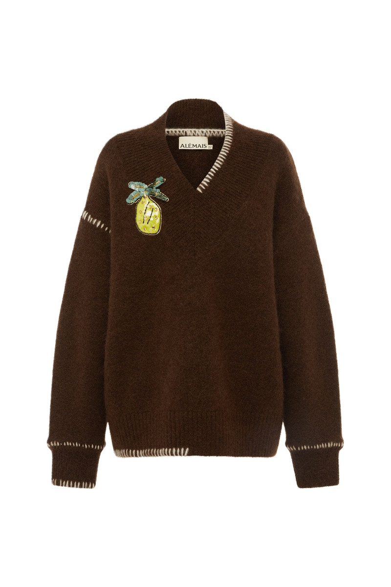 Fredo V Neck Sweater 1