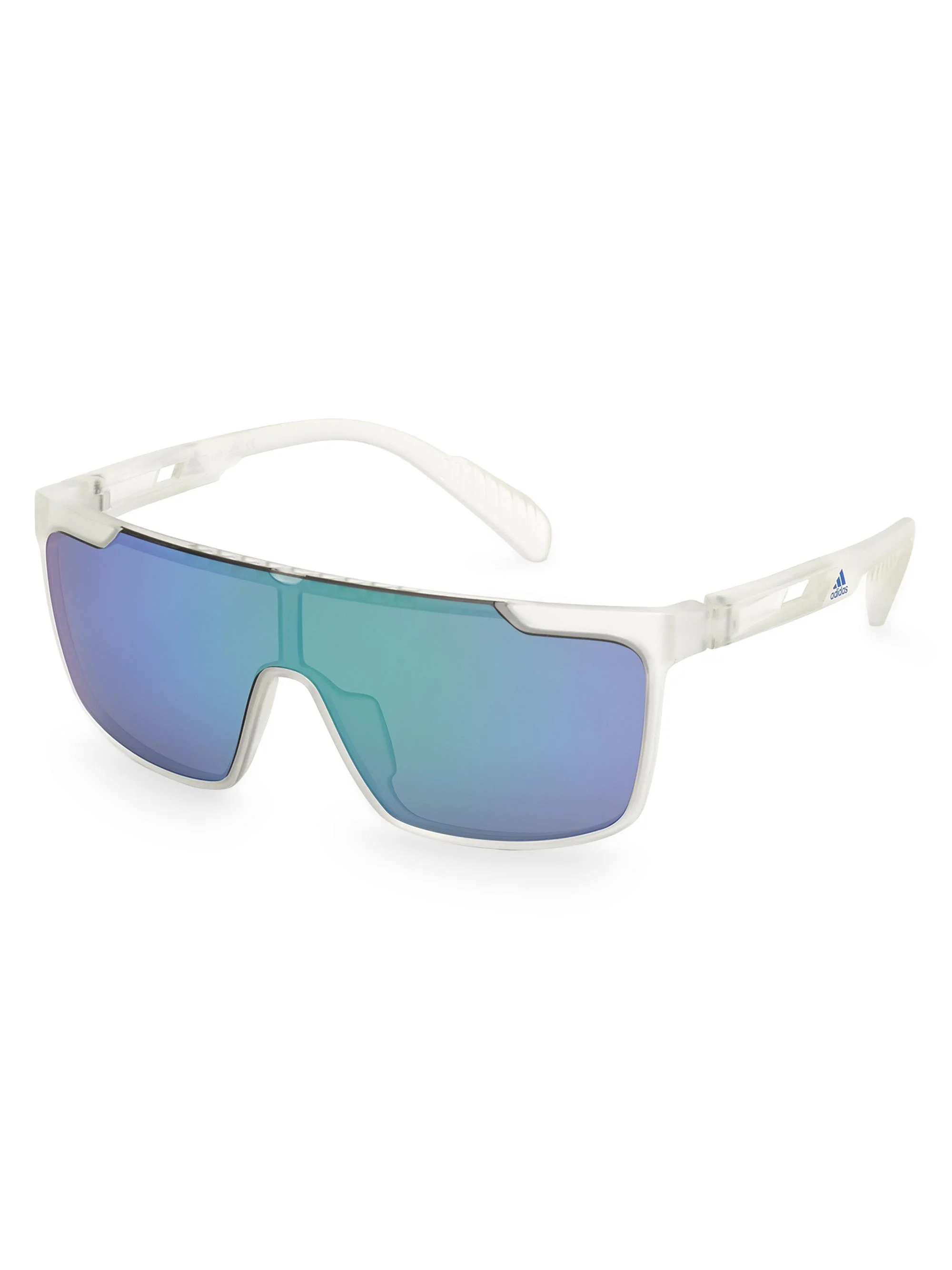 Men's Injected Shield Sunglasses - White - 1