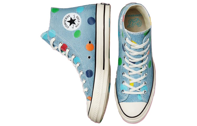 Converse Chuck Taylor All Star 1970s x Golf Wang 'Blue Polka Dot' 170011C - 4