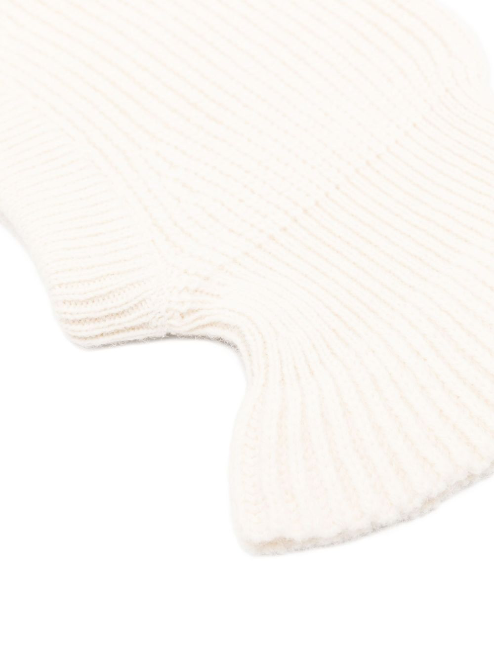ribbed-knit wool balaclava - 2