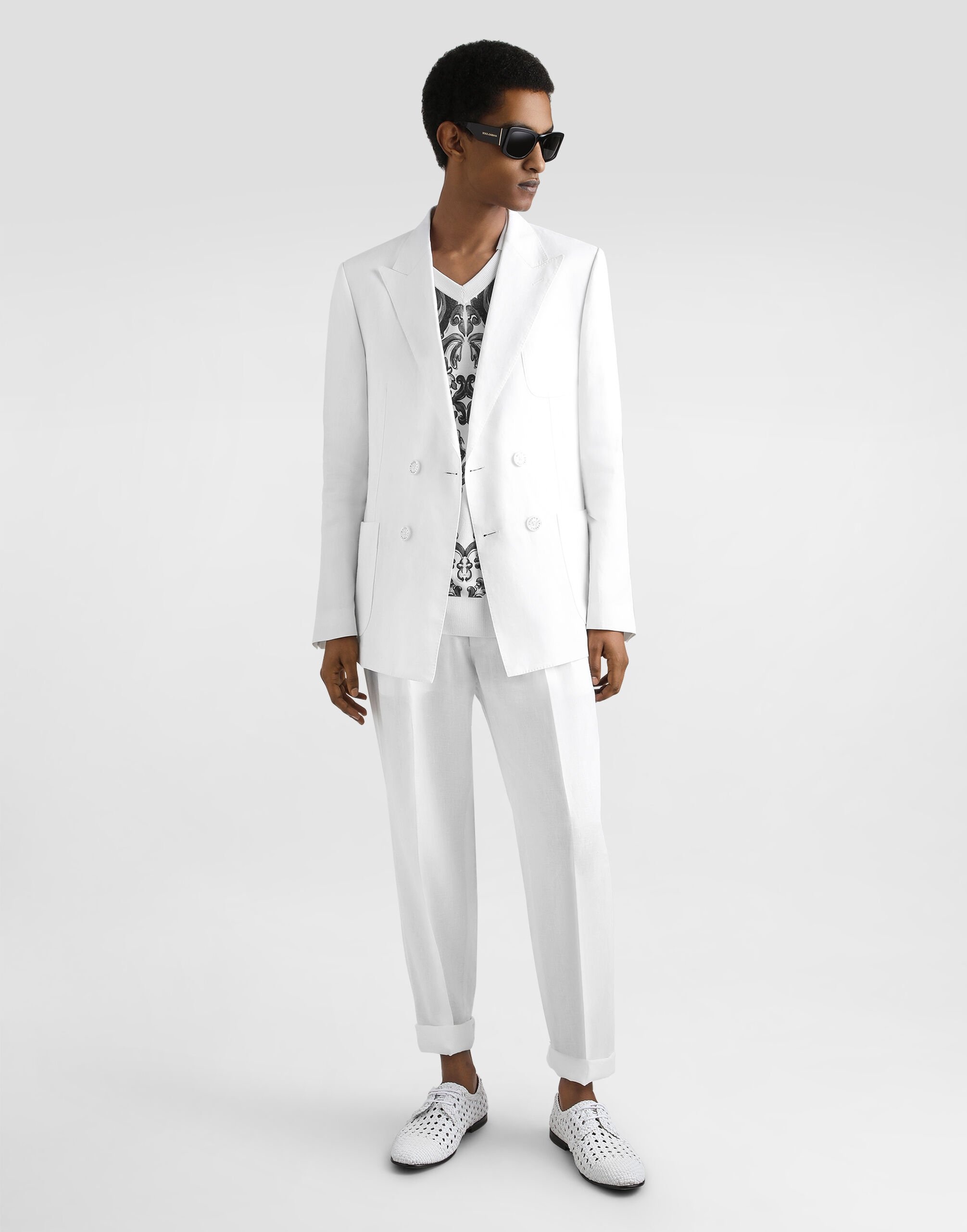 Linen jogging trousers - 4