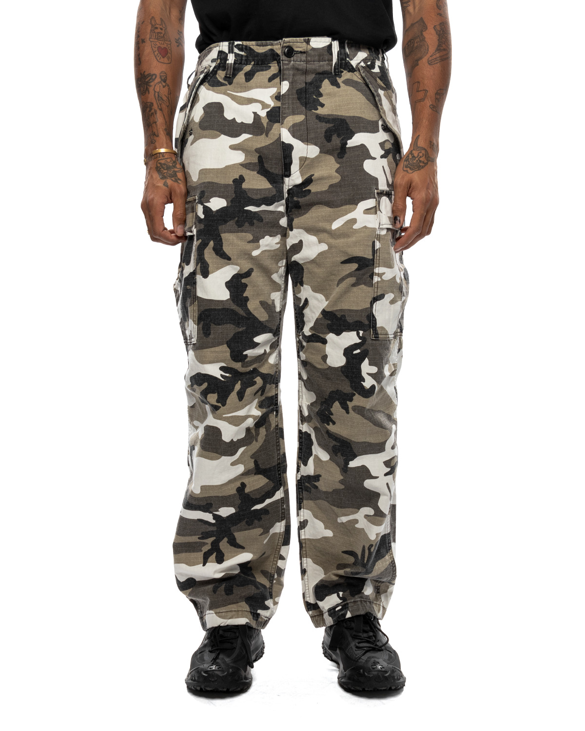 パンツ stussy camo cargo Stussy Ripstop Military Cargo Pant Snow Camo Men's - FW24 - US