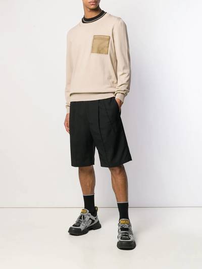 Maison Margiela patch pocket knitted jumper outlook