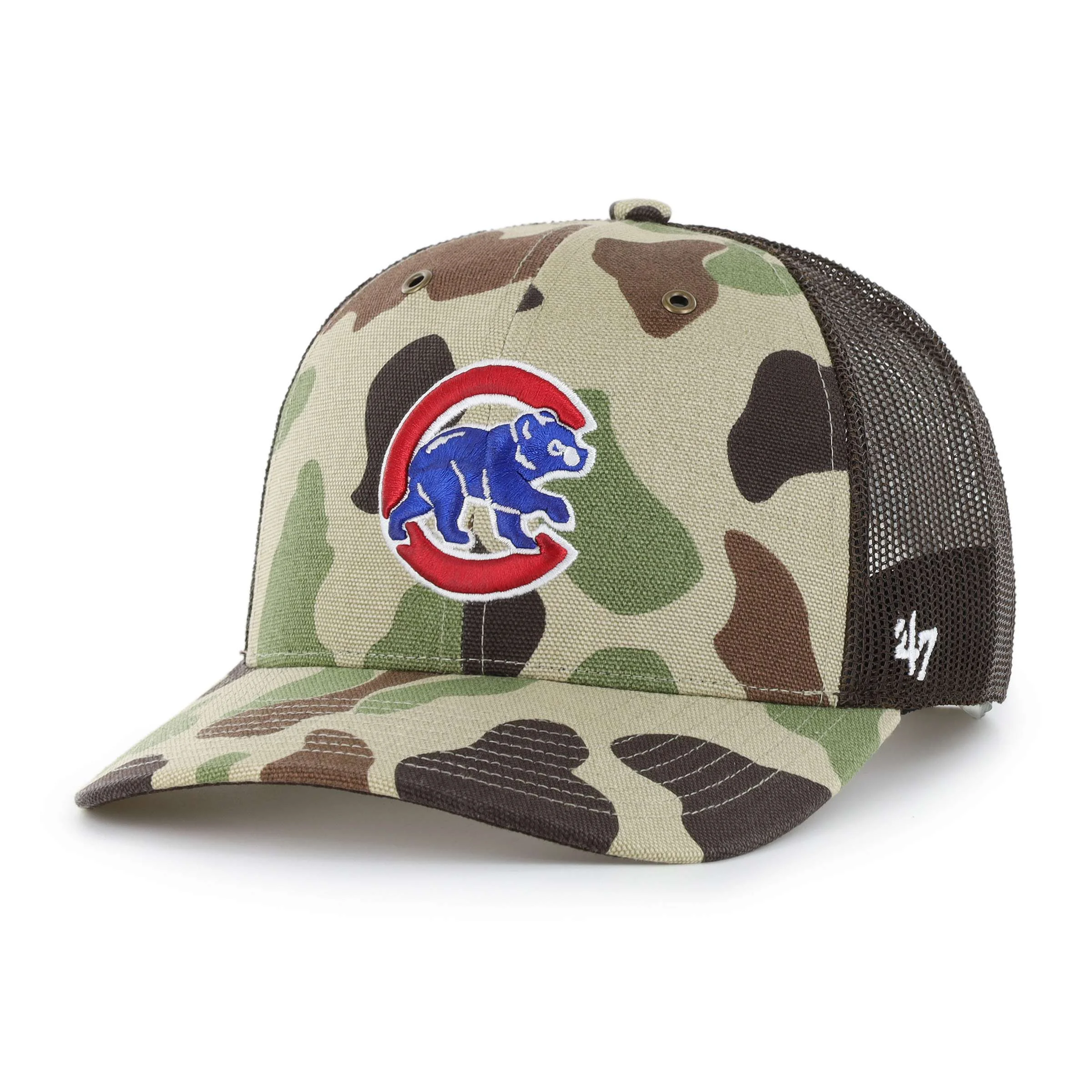 Chicago Cubs '47 Camo Trucker - 1