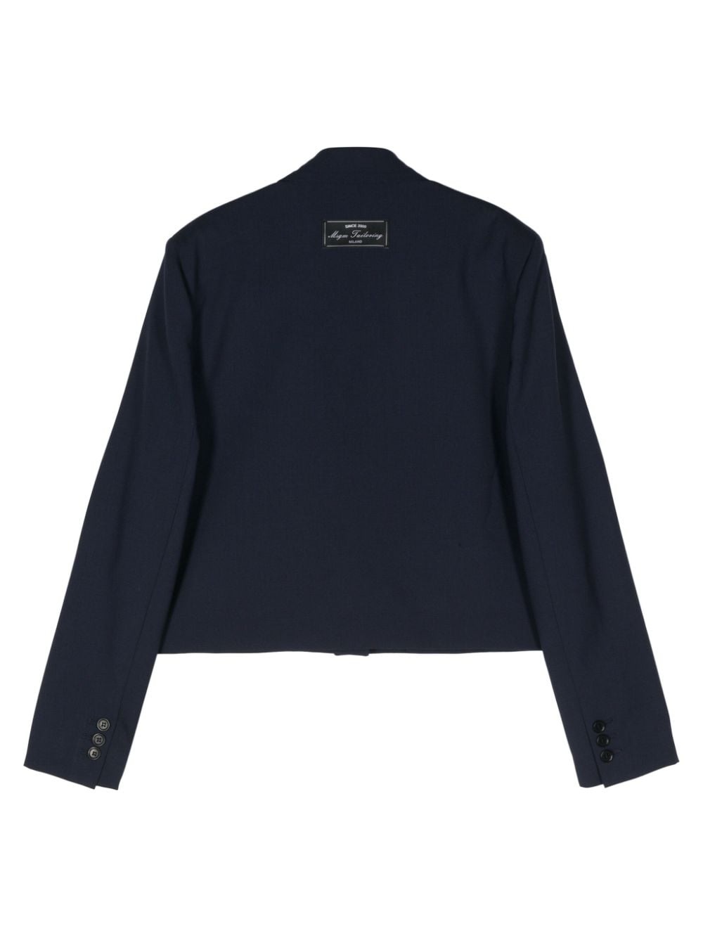 logo-patch jacket - 2