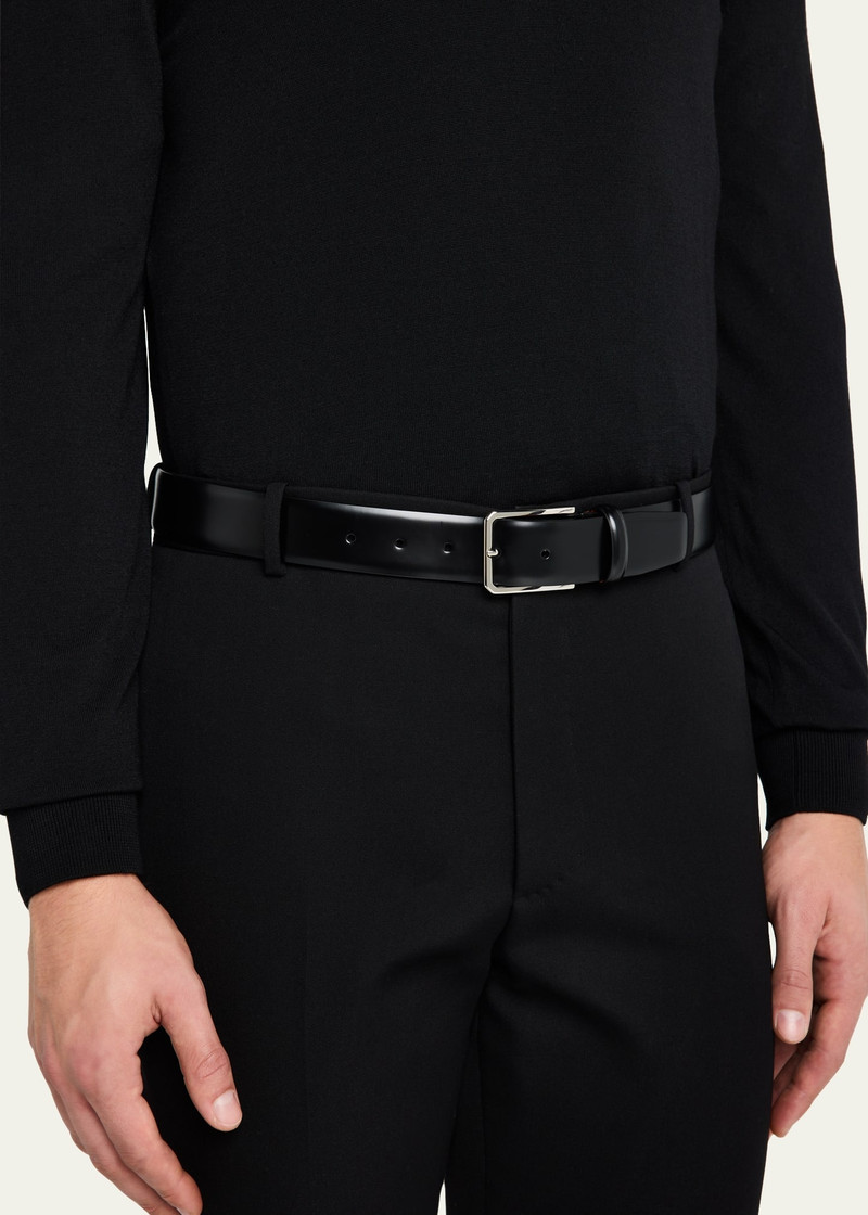 Santoni Men's Smooth Calfskin Belt outlook