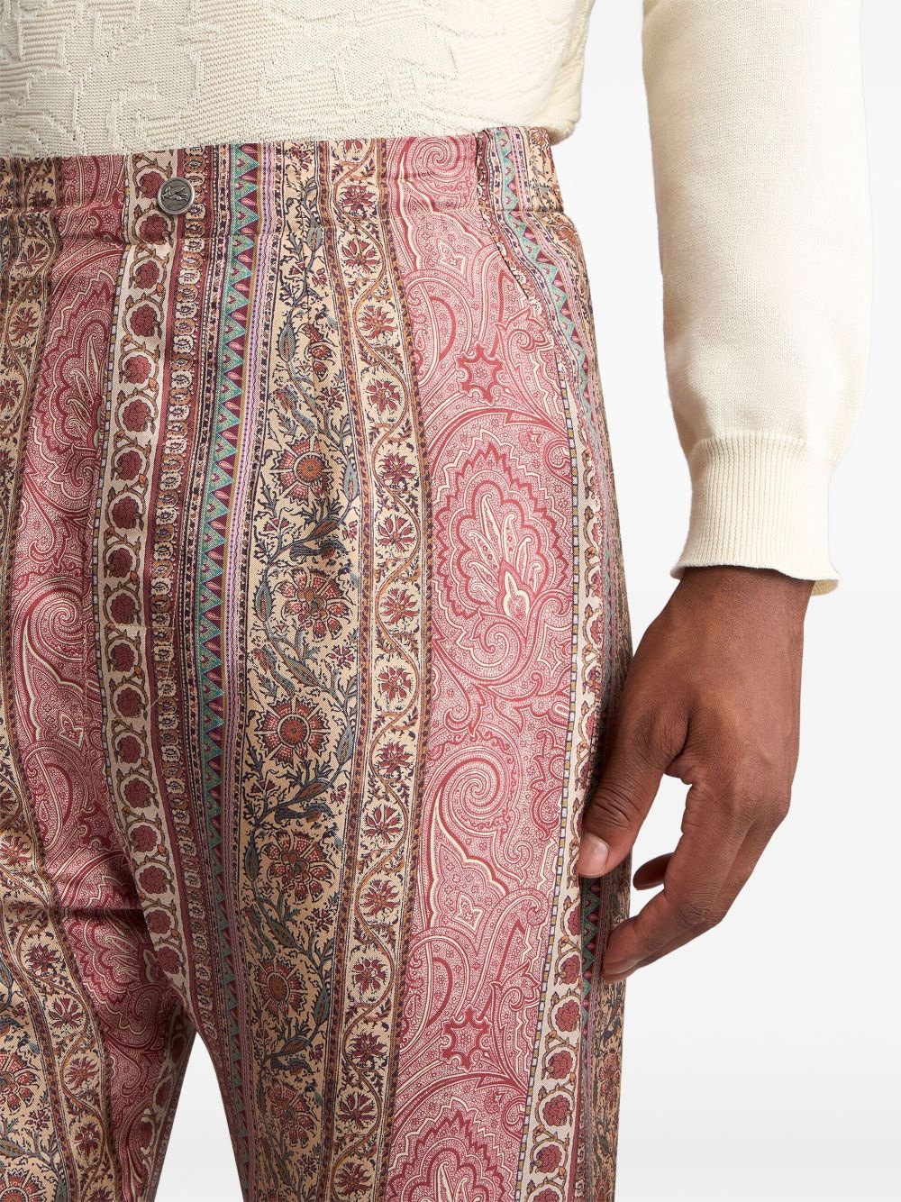 paisley-print trousers - 5
