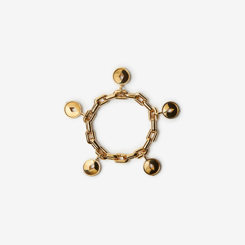 Gold-plated Hollow Medallion Bracelet 1