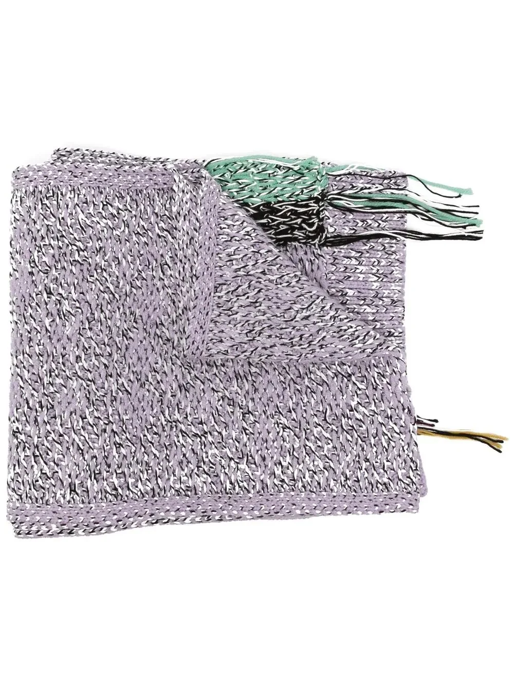 Astral patch-detail scarf - 1