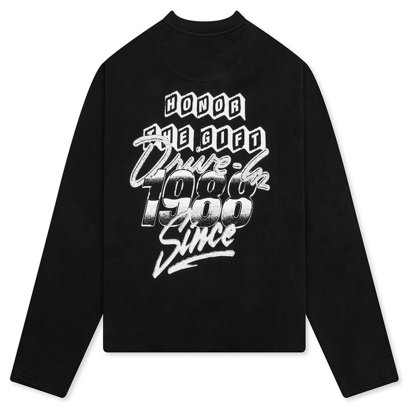 HONOR THE GIFT 1988 DRIVE IN CREWNECK - BLACK outlook