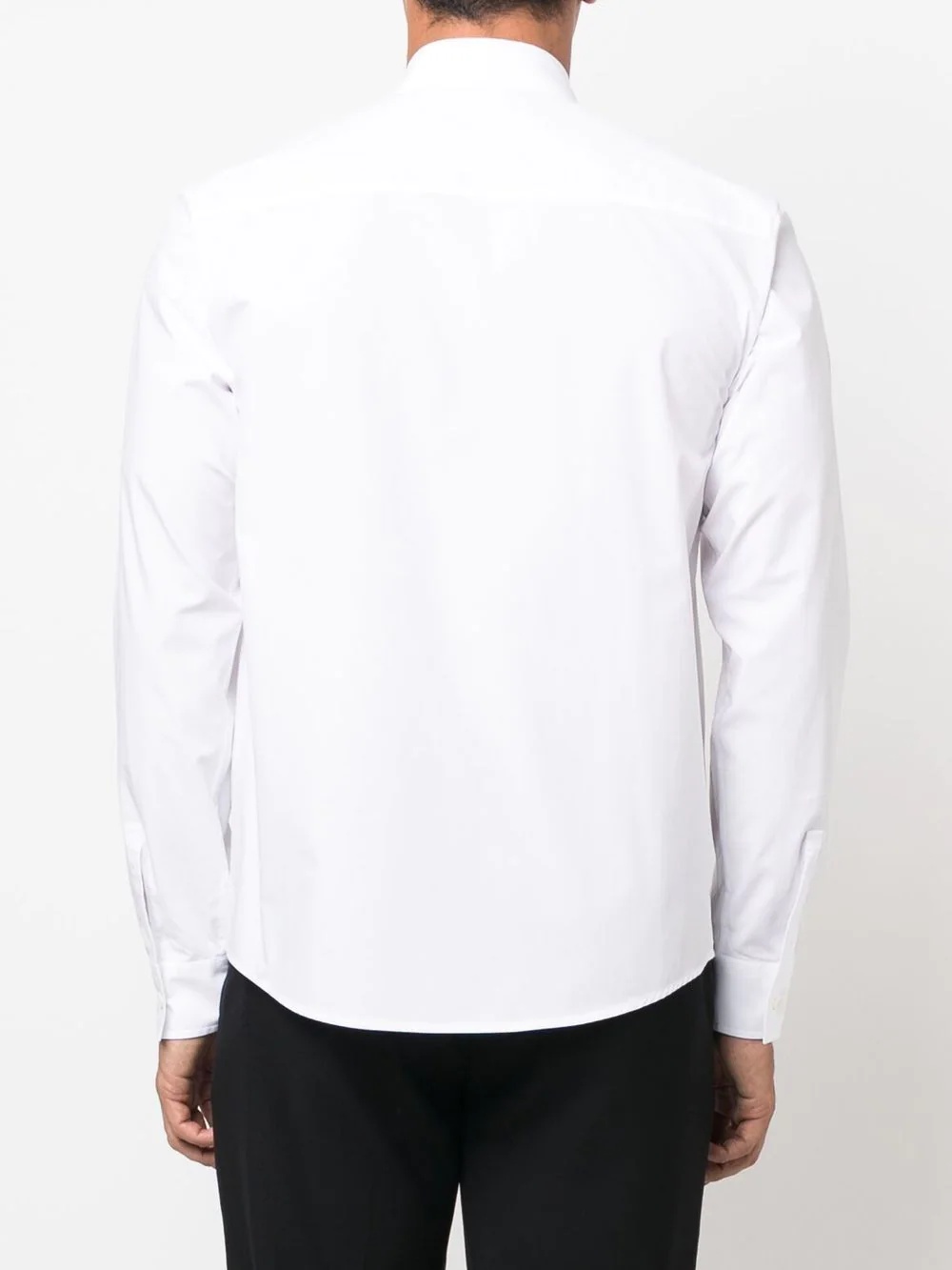 concealed-fastening long-sleeved shirt - 4