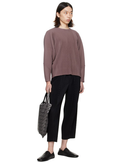 ISSEY MIYAKE Purple Monthly Color January Long Sleeve T-Shirt outlook