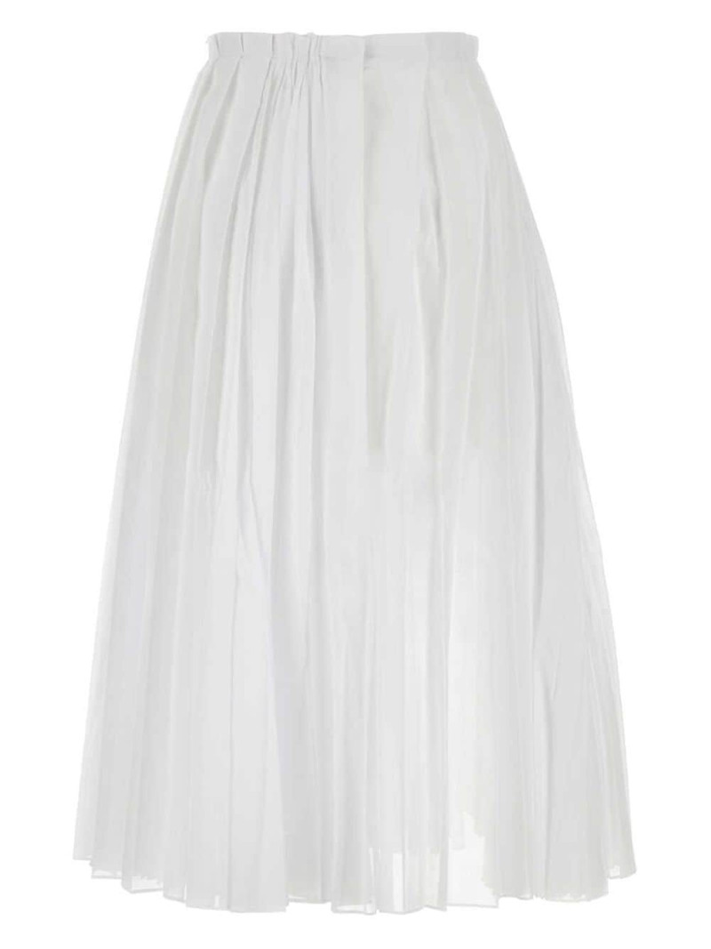 Jil Sander cotton midi skirt outlook