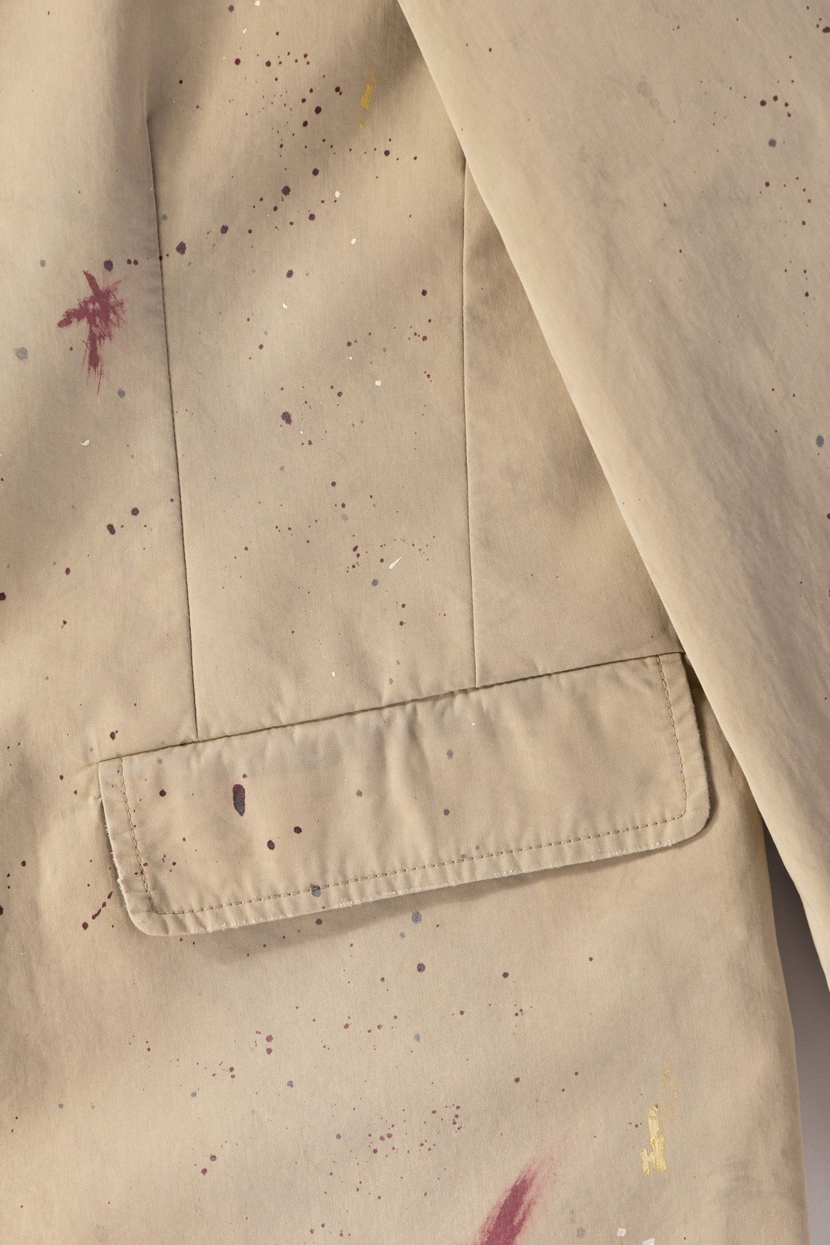 Cotton Painter Jacket - Pink Beige - 7
