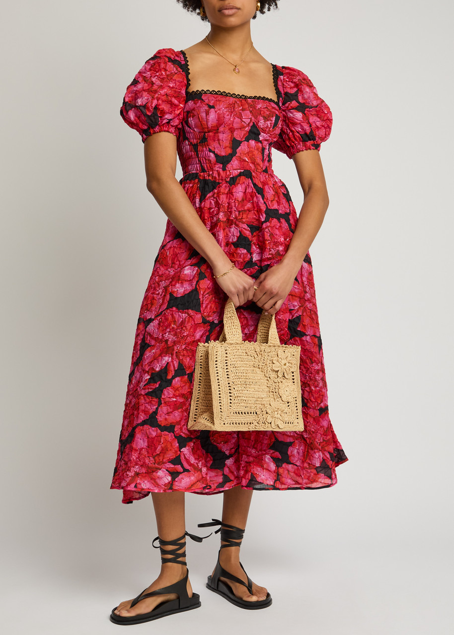 Charo Ruiz Ibiza Kyan Floral-print Cotton-blend Midi Dress - 5