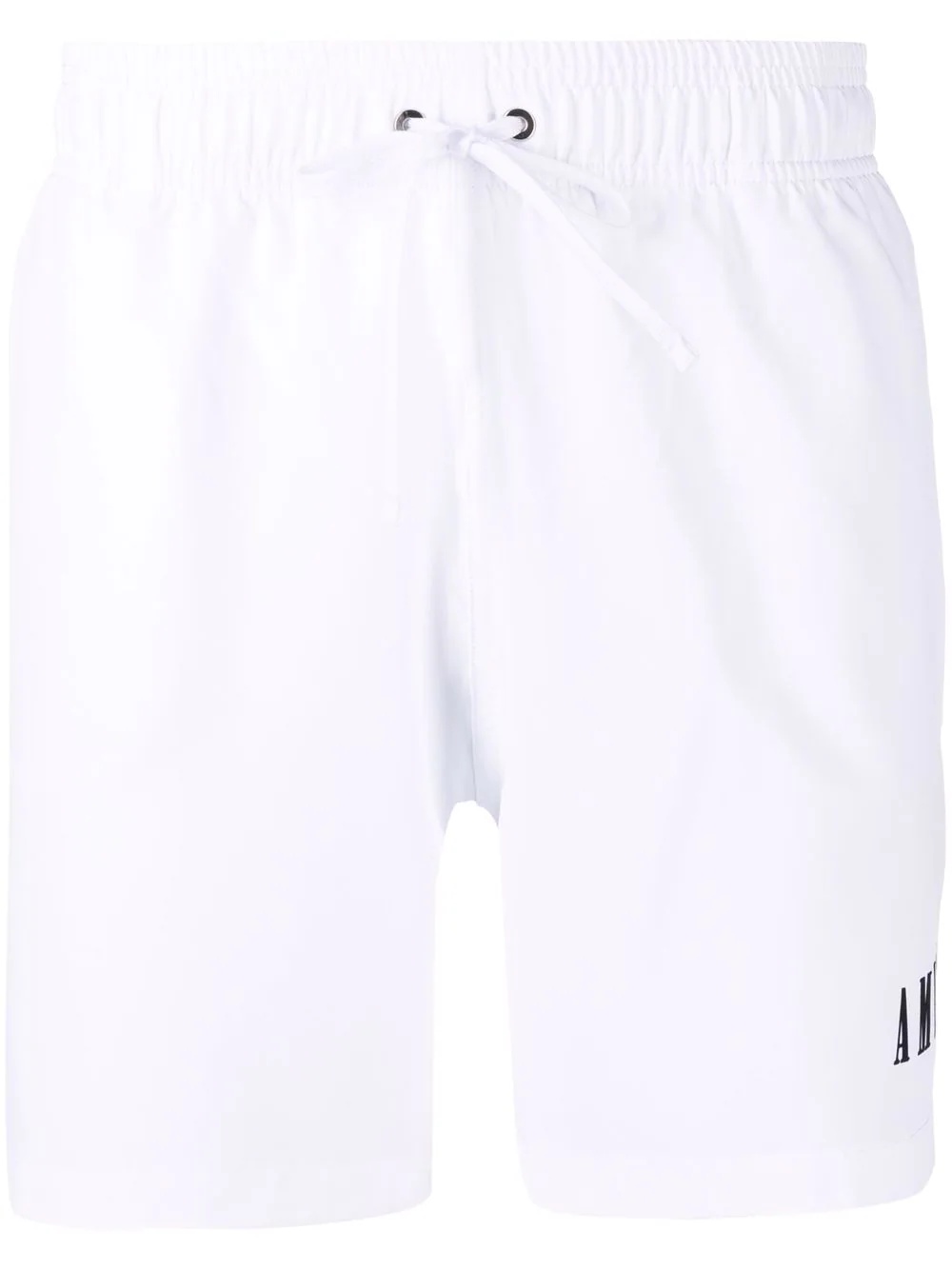 logo-print swim shorts - 1