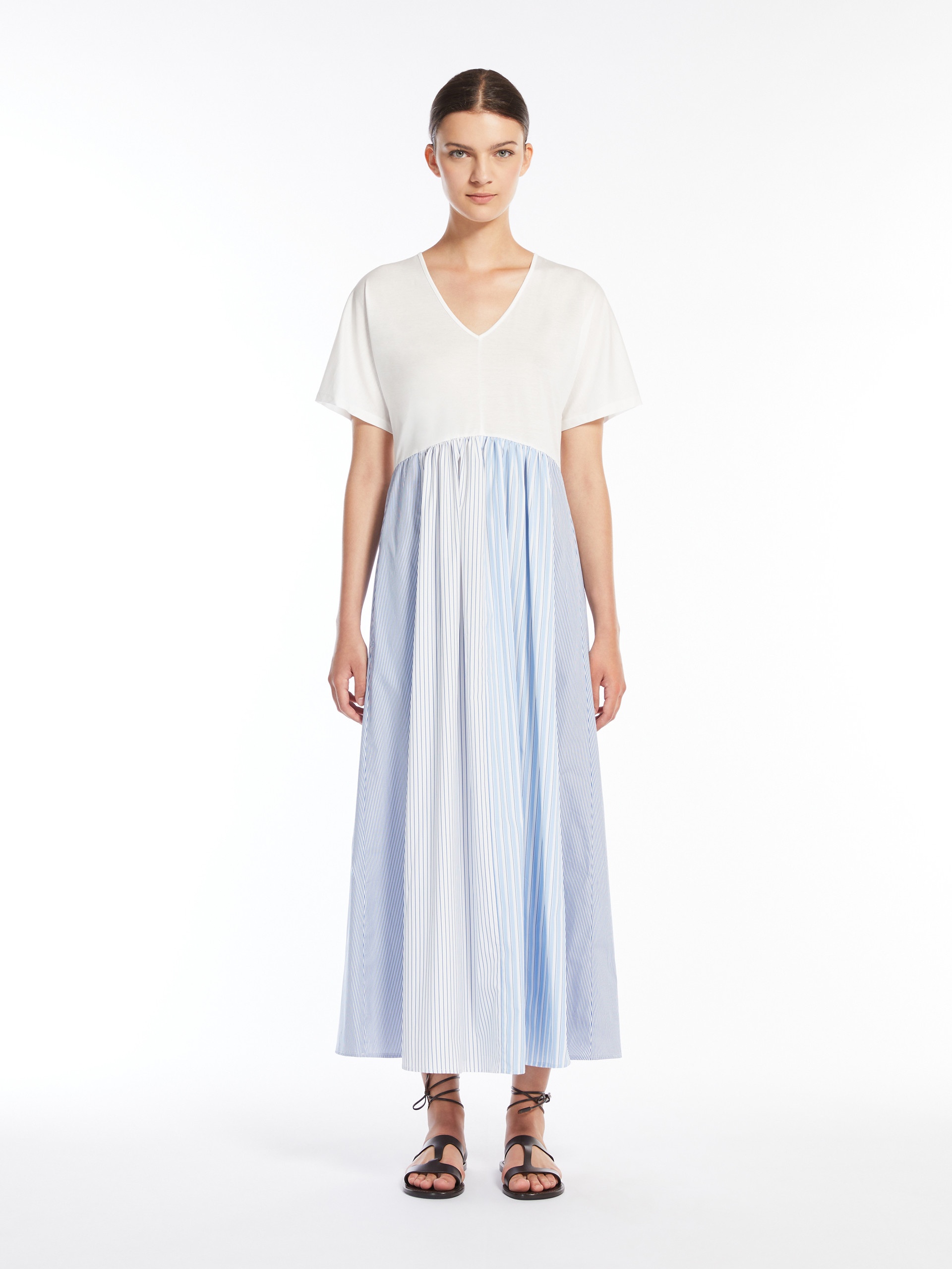 BRONZO Wide jersey dress - 3