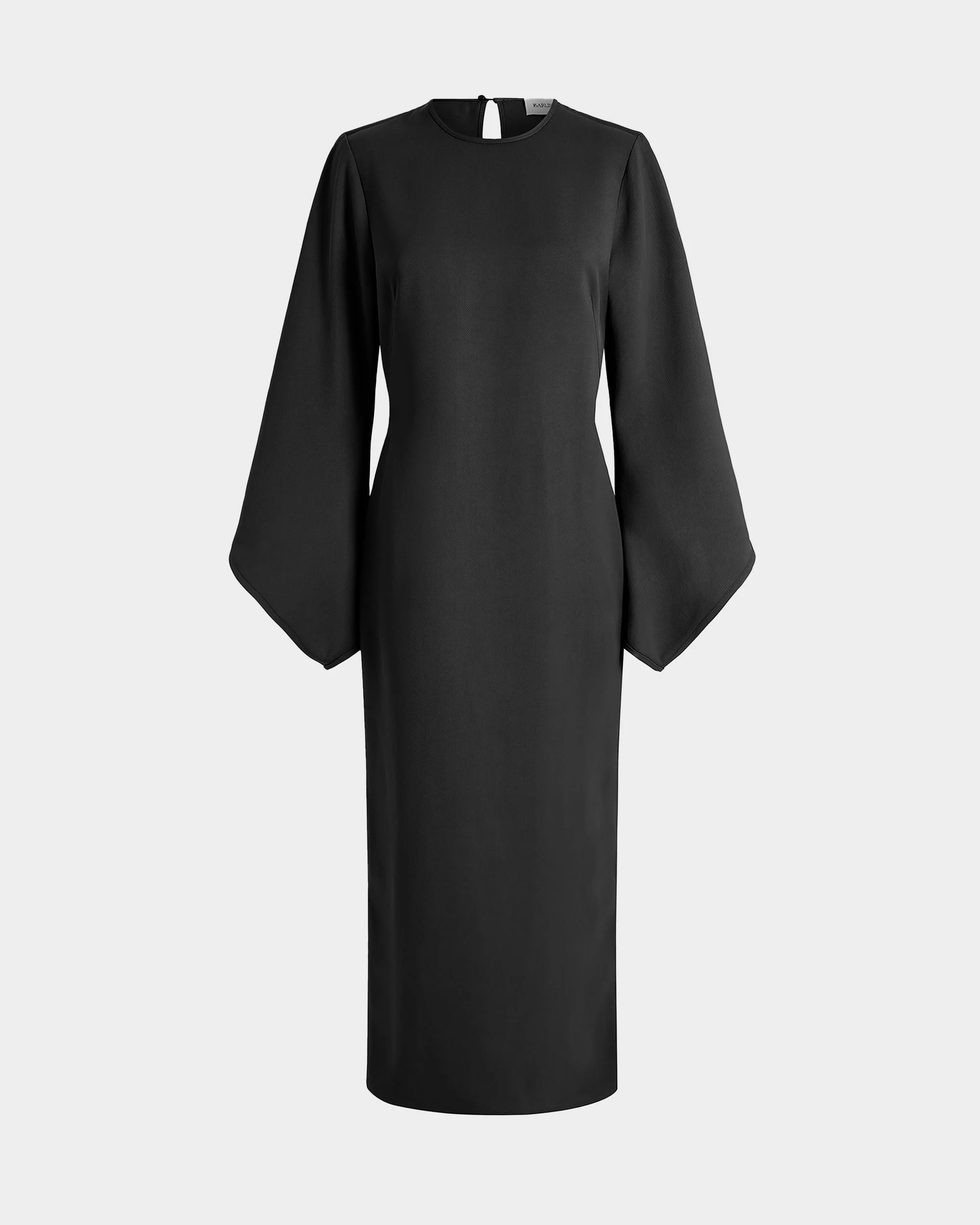 SAVERICO MIDI DRESS IN TWILL - 1