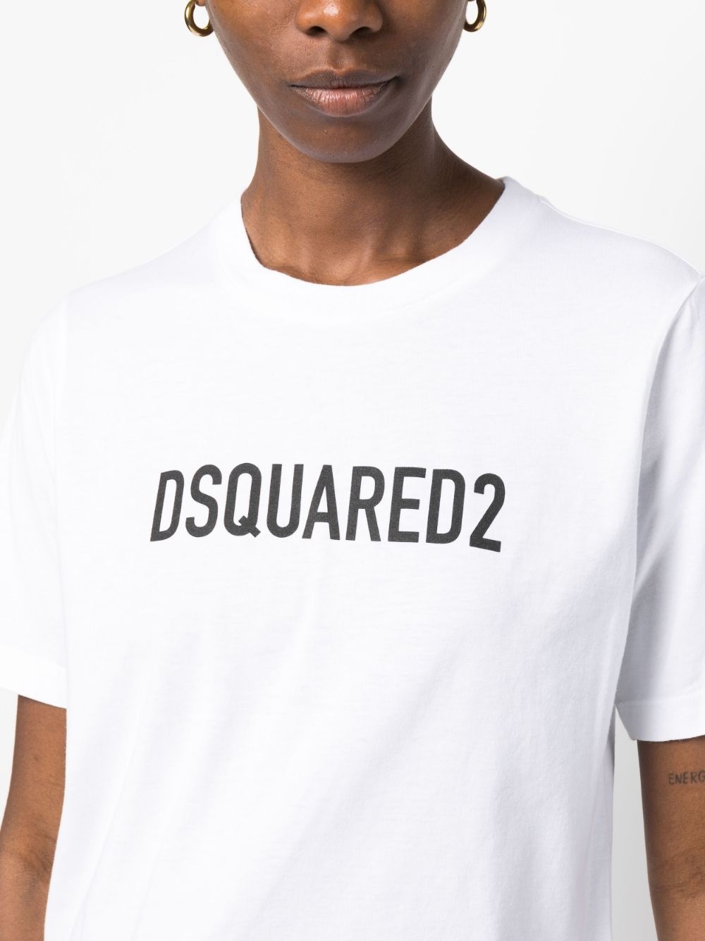 logo-print cotton T-shirt - 5
