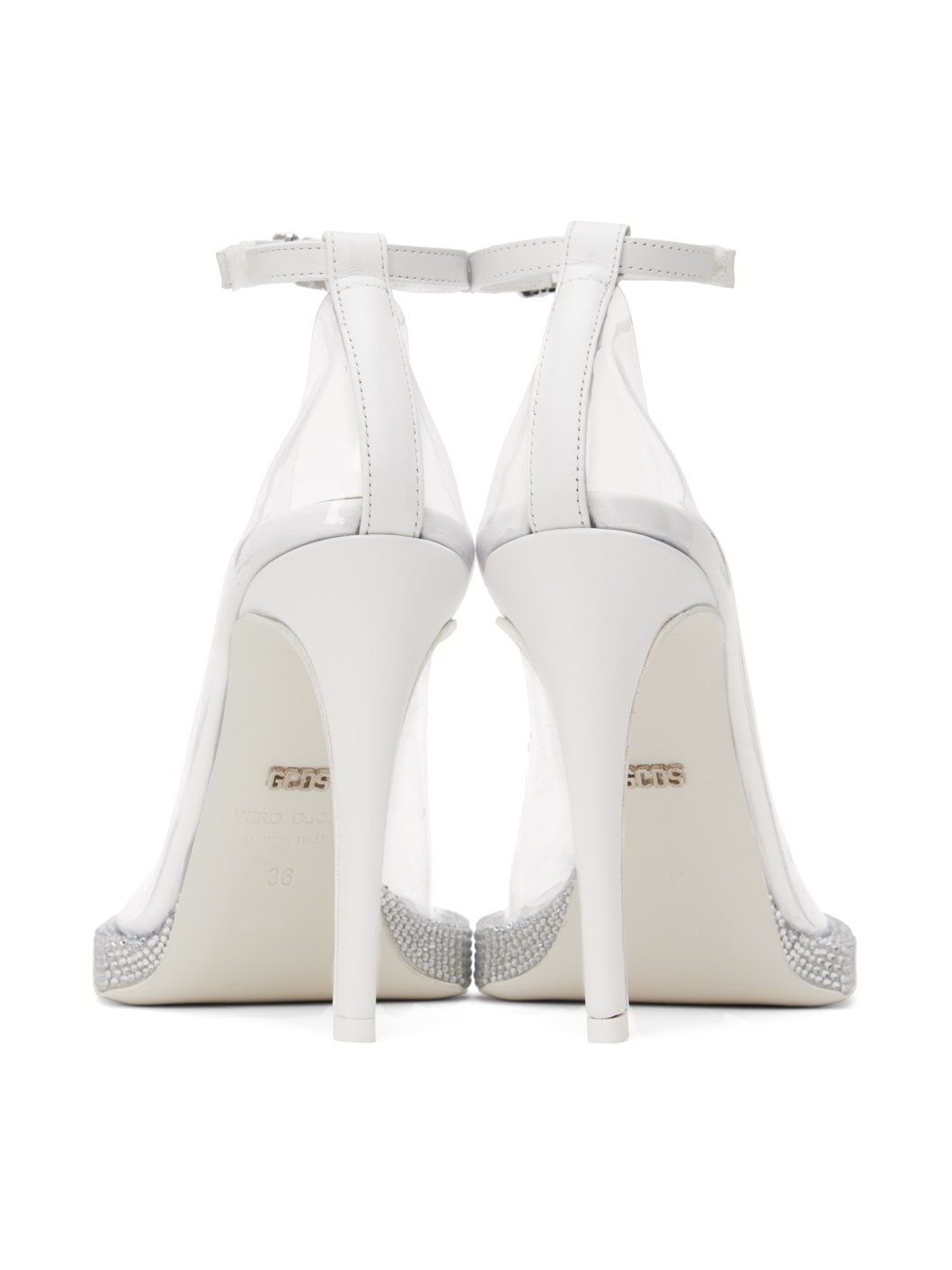 Transparent Transpallic Rider Heels - 2