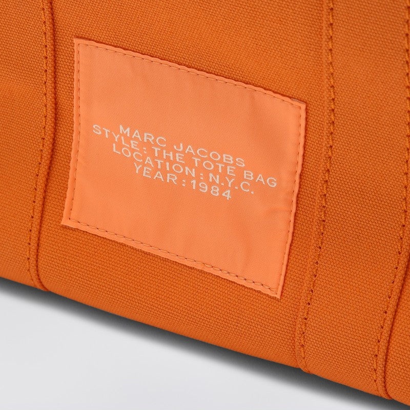 Marc Jacobs THE MEDIUM TOTE BAG ORANGE IN COTTON