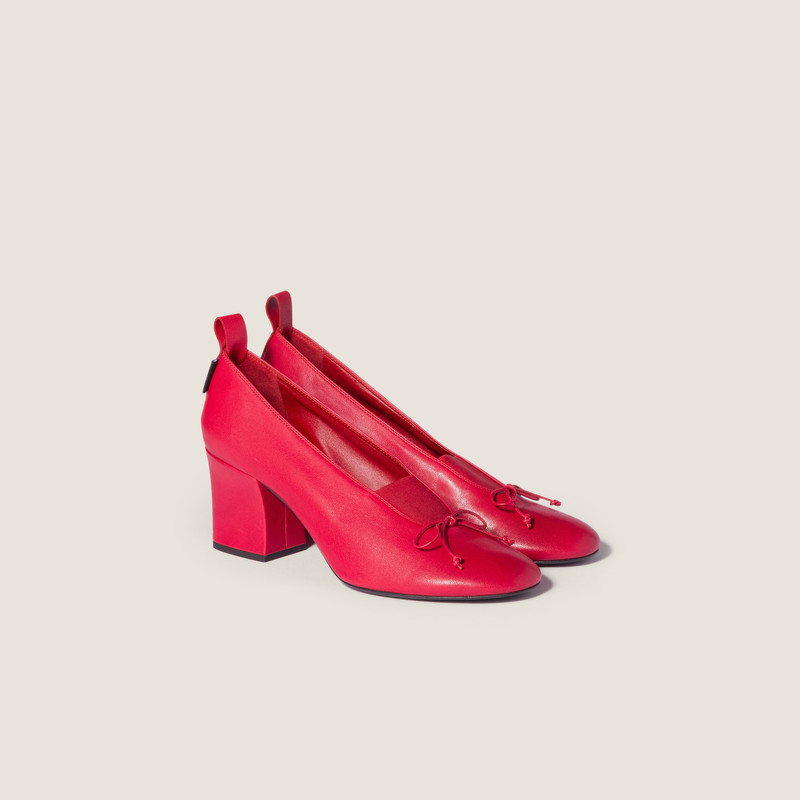 Élan nappa leather pumps 1