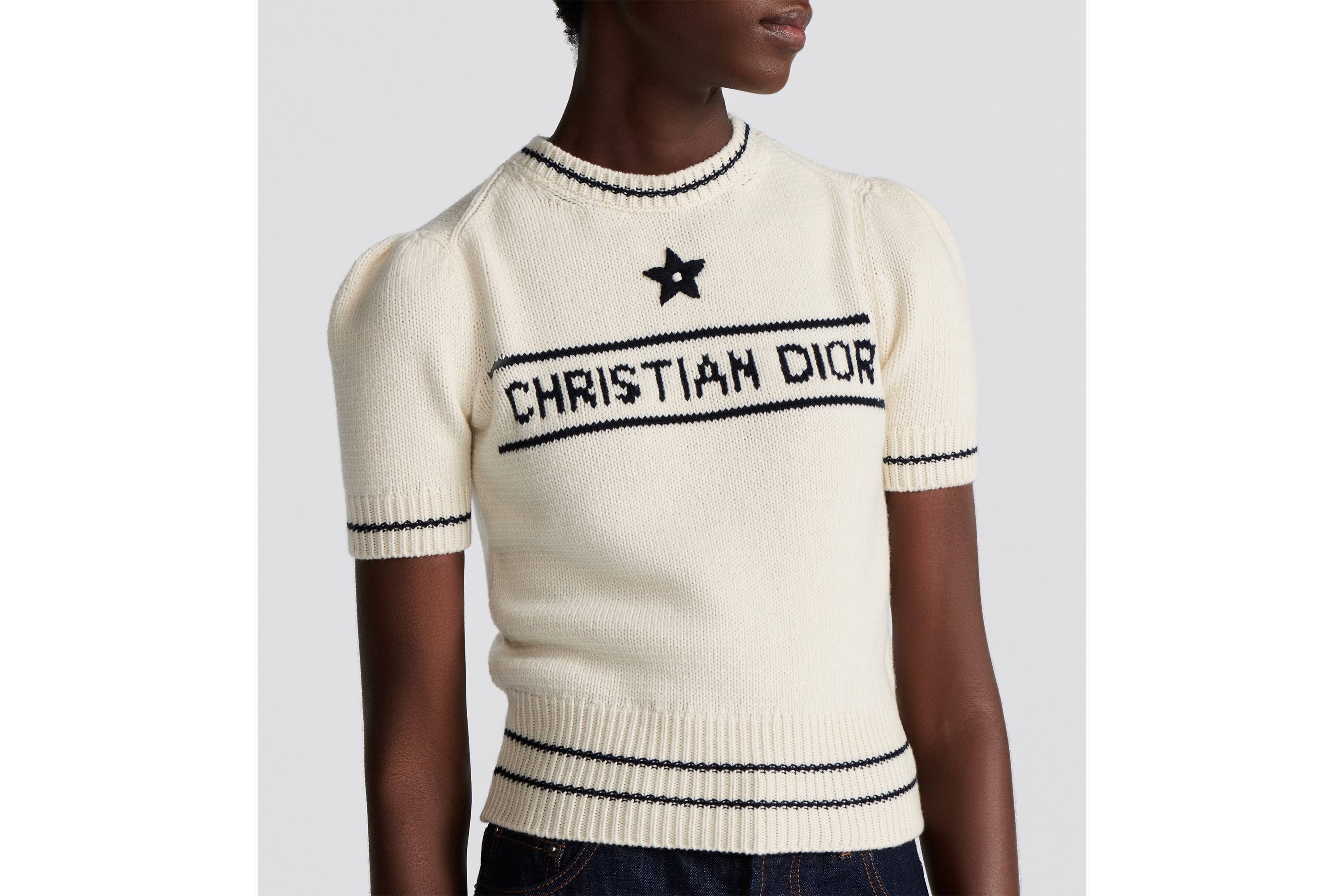 'CHRISTIAN DIOR' Short-Sleeved Sweater - 7
