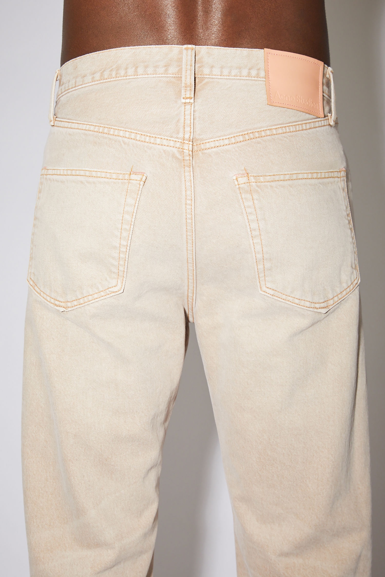 Loose fit jeans - Light beige/brown - 7