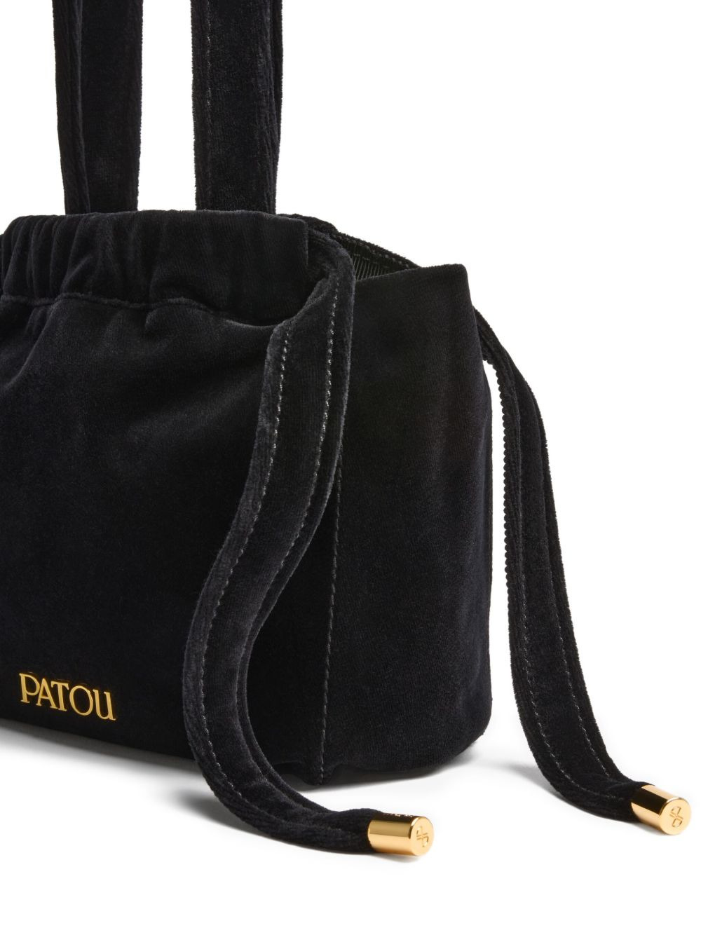 Evening velvet drawstring bag - 3