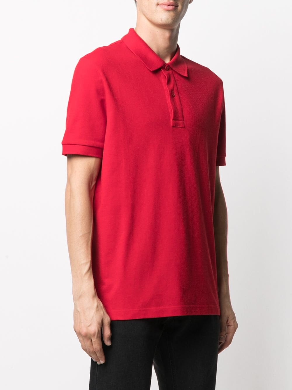 short-sleeve cotton polo shirt - 3