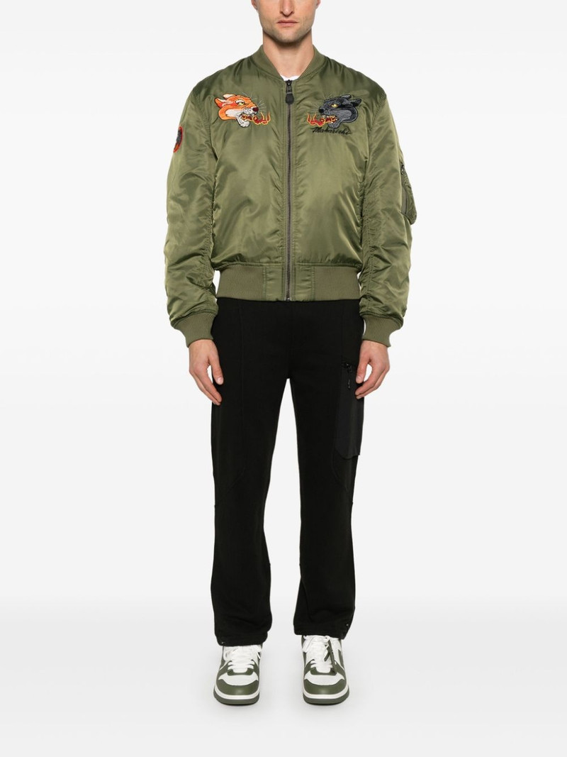 MAHARISHI 5345 Duality Panther MA1 bomber jacket outlook