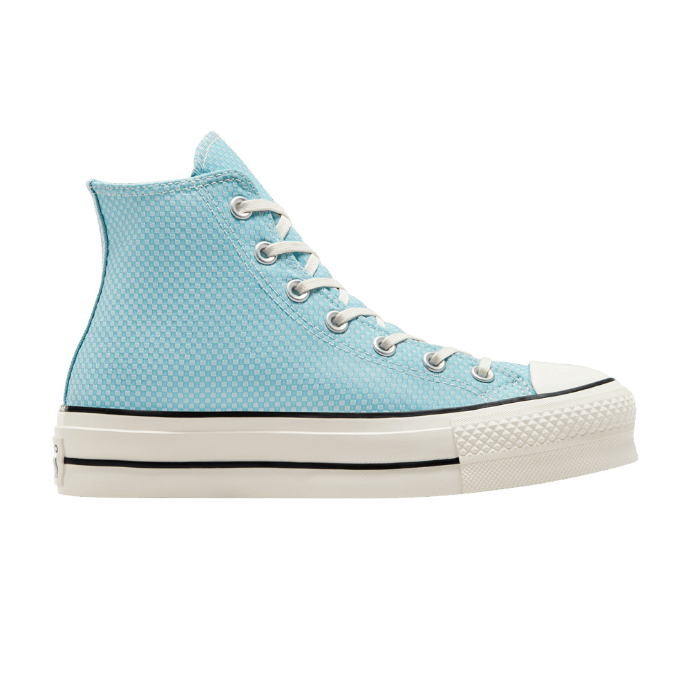 Converse Wmns Chuck Taylor All Star Lift High Checkered Infinity Pool REVERSIBLE