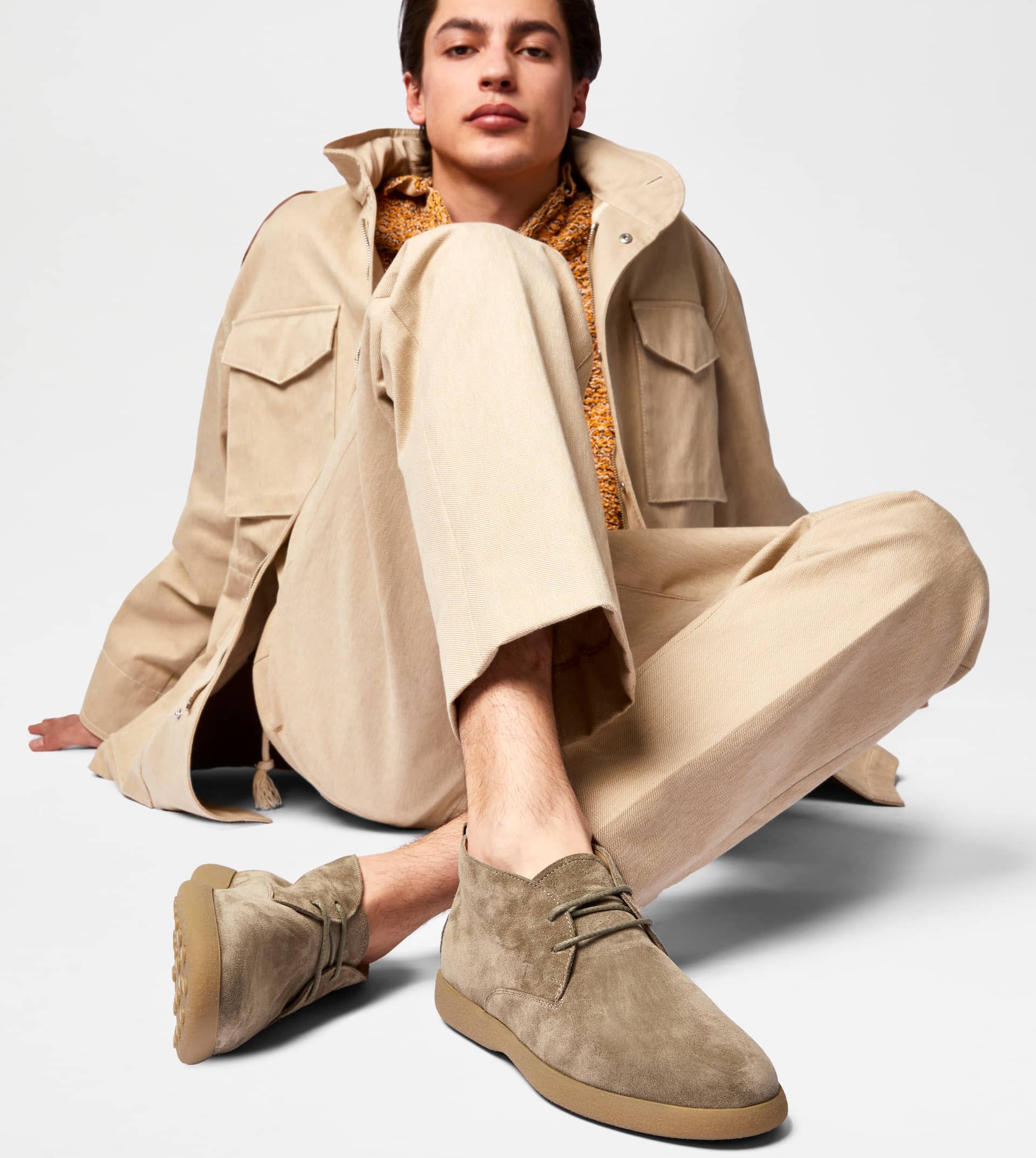 DESERT BOOTS IN SUEDE - BEIGE - 2