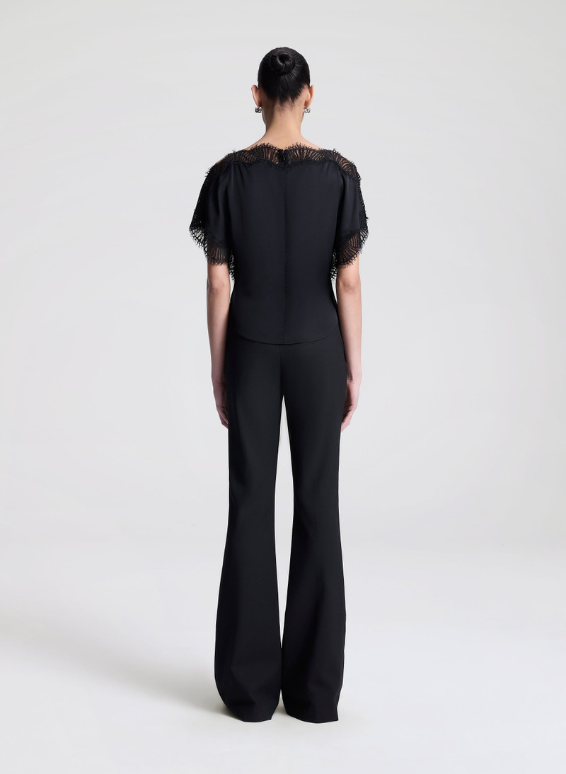 Luna Satin and Lace Top 6